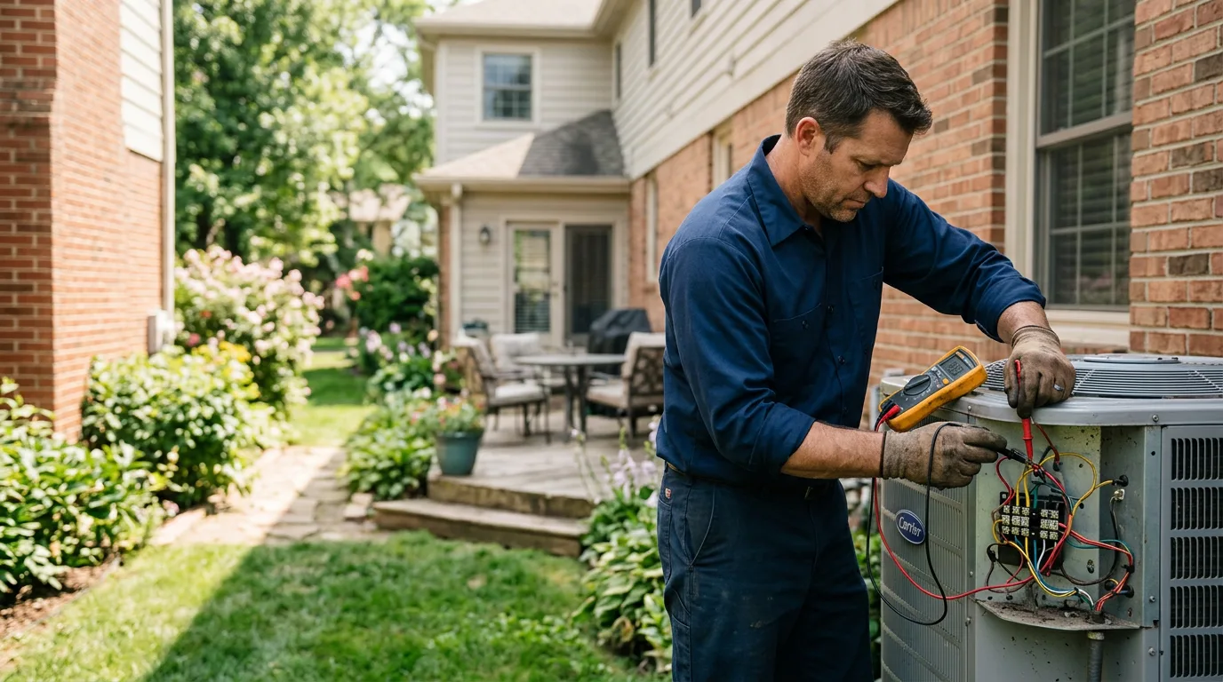 HVAC technician working near Sunset Beach, NC